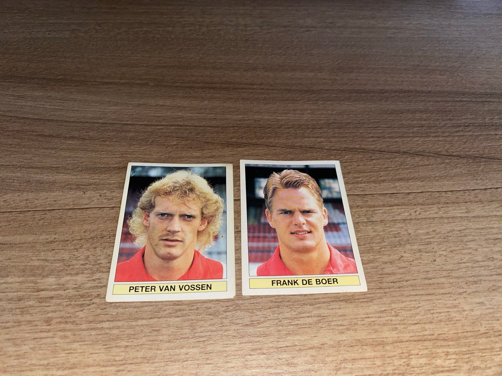 Panini WK 1994 USA letters Nederland (Peter van Vossen, Fran, Ophalen of Verzenden, Gebruikt, Overige binnenlandse clubs, Poster, Plaatje of Sticker