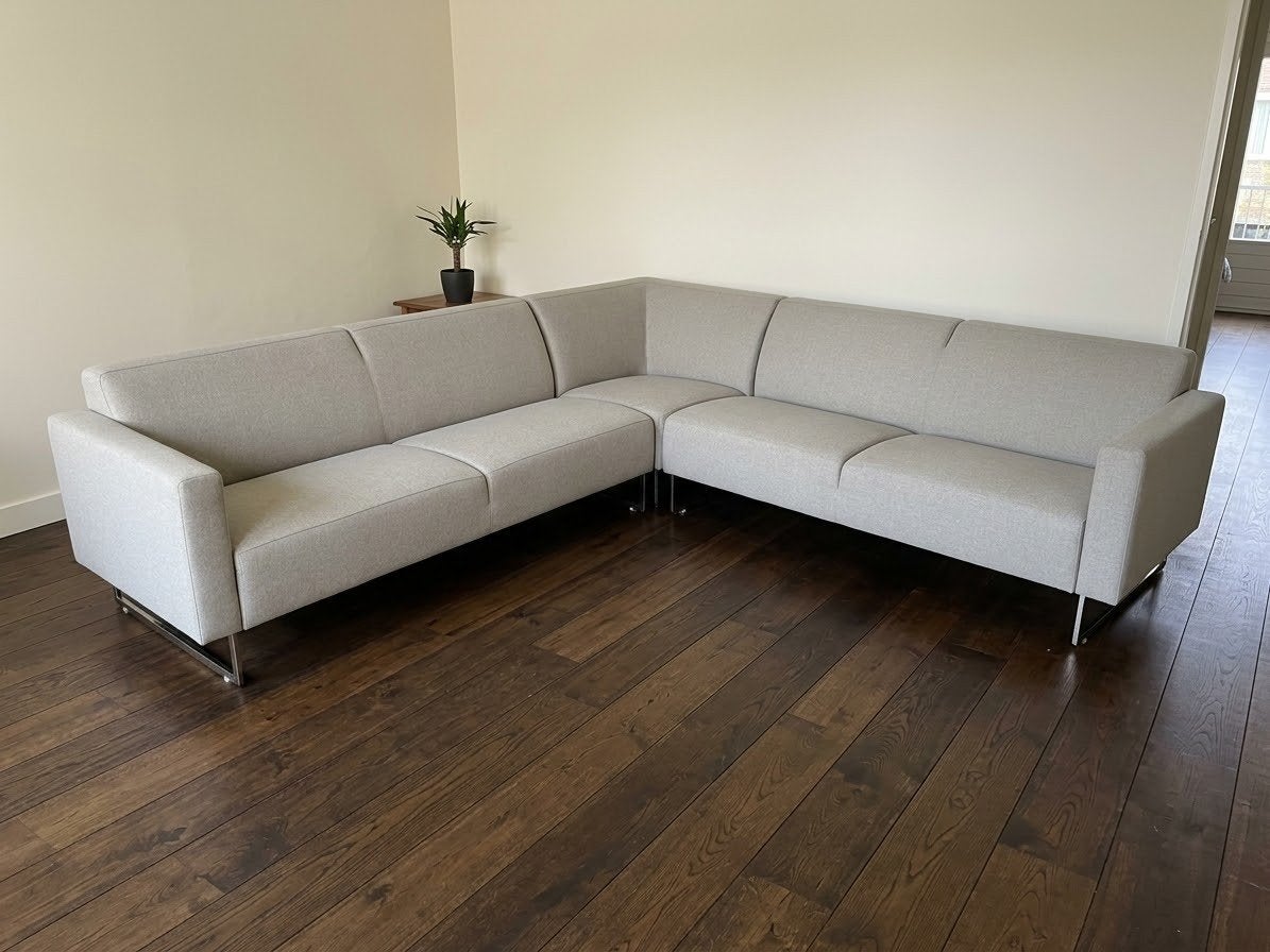 Artifort Mare | Hoekbank | Grijs wol | Opnieuw bekleed