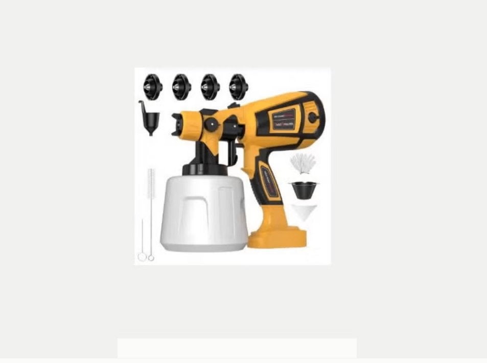 Elektrische Verfspuit 1000 Watt 1400ML met accessoires, Ophalen of Verzenden, Nieuw