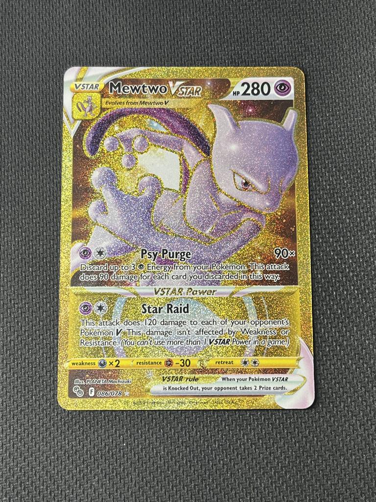 Mewtwo VSTAR (PGO 086), Ophalen of Verzenden, Nieuw, Losse kaart, Foil