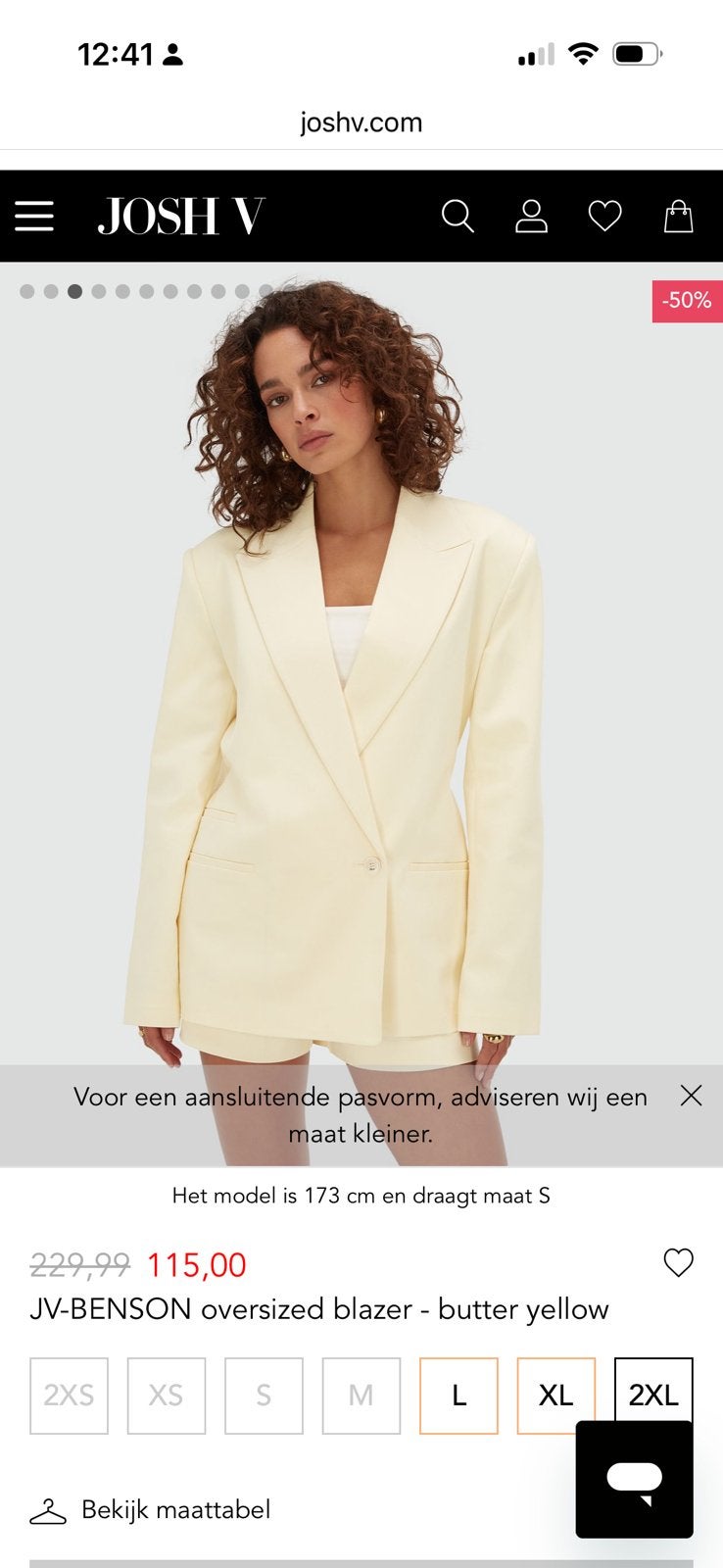 Gezocht! Benson blazer Josh v maat S, Kostuum of Pak, Geel, Ophalen of Verzenden, Zo goed als nieuw