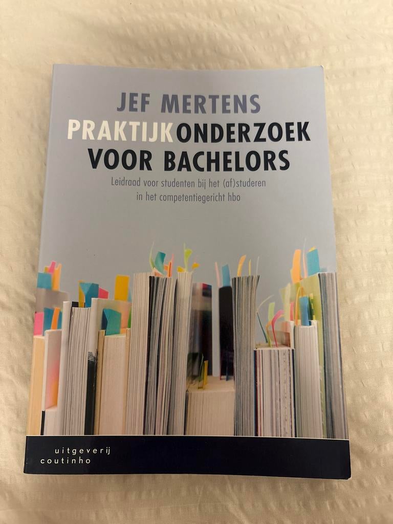 Praktijkonderzoek voor Bachelors - Jef Mertens (HBO), Ophalen of Verzenden, Gamma, Zo goed als nieuw, HBO