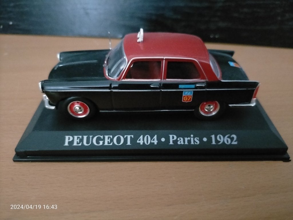 Peugeot 404 taxi paris 1962, Ophalen of Verzenden, Auto, Overige merken