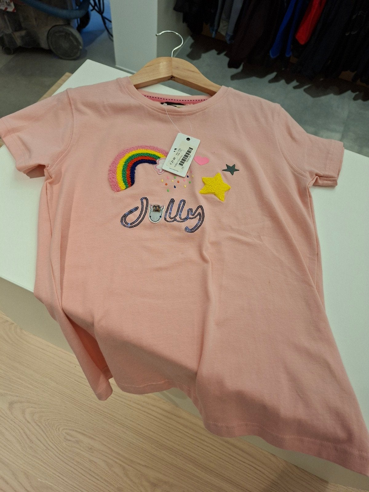 Horka T-Shirt Pino Roze met Regenboog en Ster Maat 152, Horka, Onbekend, Nieuw, Ophalen of Verzenden