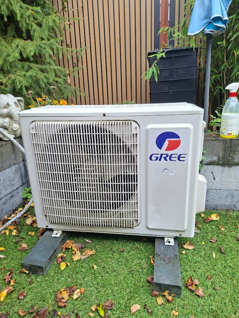 Split Airco merk Gree., Ophalen, Gebruikt, Koelen en Ontvochtigen, Minder dan 60 m³