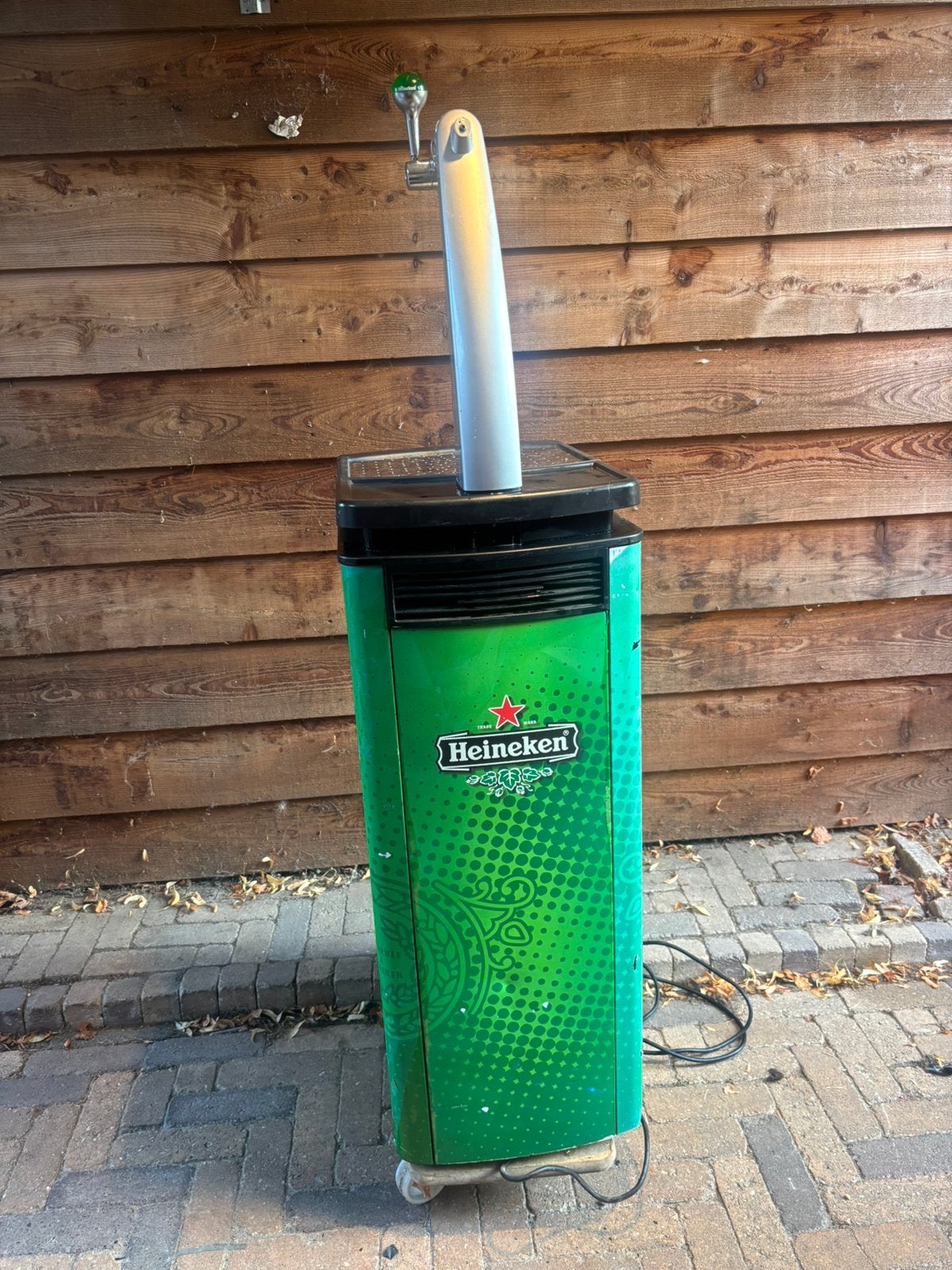 David Heineken biertap met ingebouwde koeling + CO₂-fles, Ophalen, Zo goed als nieuw, Overige merken