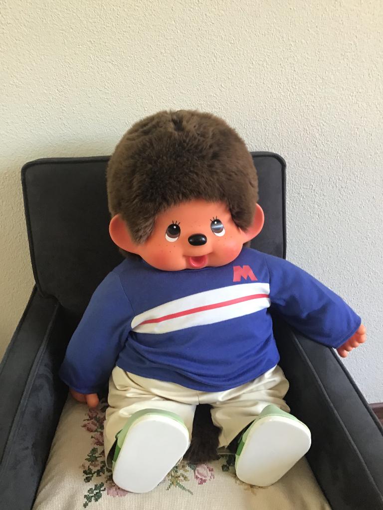 Monchhichi pop, Verzamelen, Poppen, Ophalen, Zo goed als nieuw, Pop