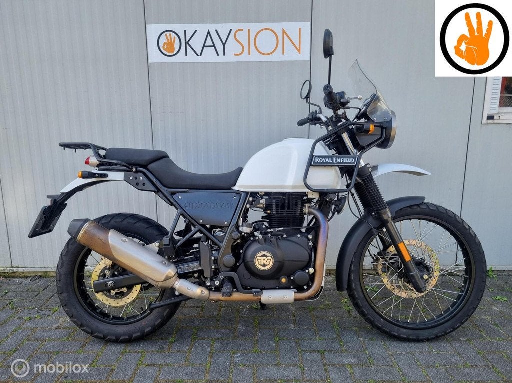 Leuke Royal Enfield Himalayan 410 (bj 2019), 411 cc, Bedrijf, Toermotor, ABS