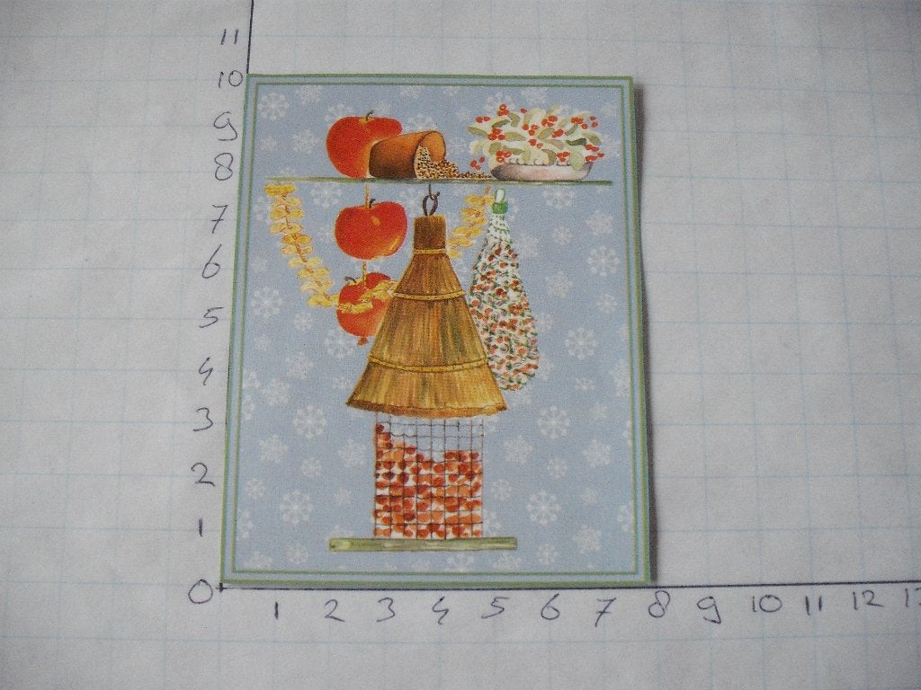 nr. 842 - uitgeknipt 3d plaatje kerst, Ophalen of Verzenden, Nieuw, Kerst, Knipvel