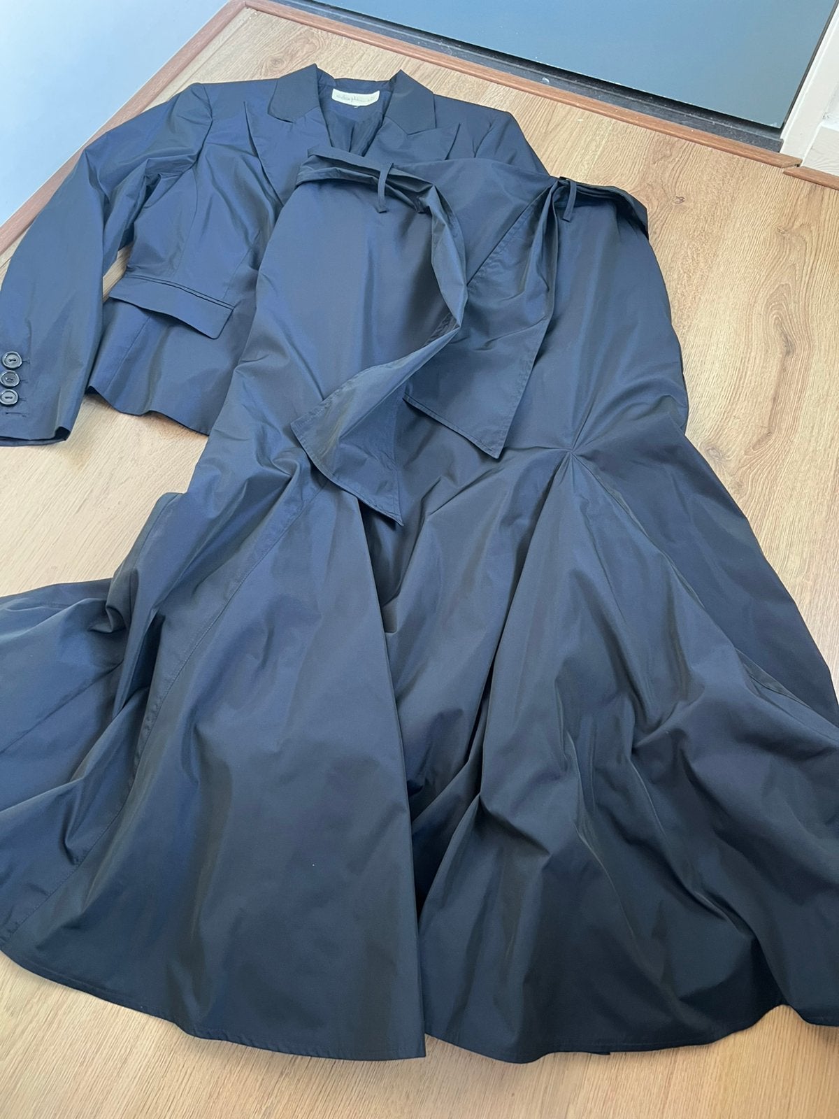 Josephine&co donkerblauw chique net pak jasje rok l, Josephine & Co, Kostuum of Pak, Blauw, Maat 42/44 (L)