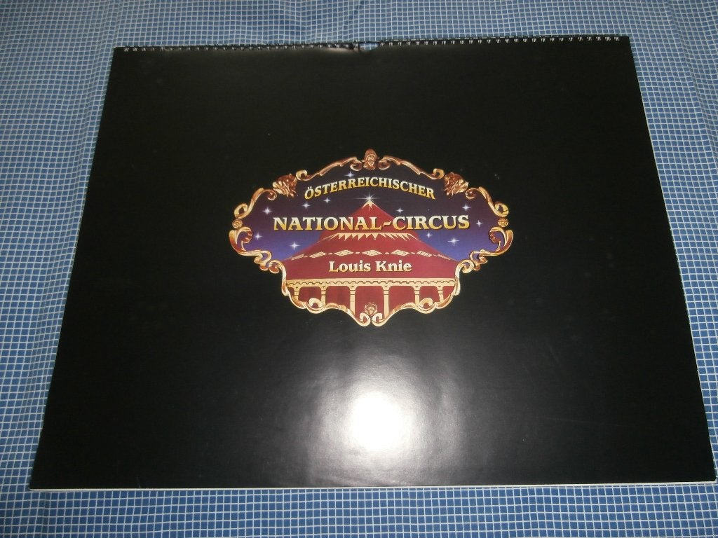 Circuskalender Osterreichischer National Circus Louis Knie., Ophalen of Verzenden, Maandkalender, Zo goed als nieuw