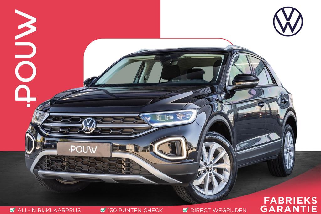 Volkswagen T-Roc 1.5 TSI 150pk Style | Beats Audio | Trekhaa, Voorwielaandrijving, 12 maanden, 4 cilinders, Zwart
