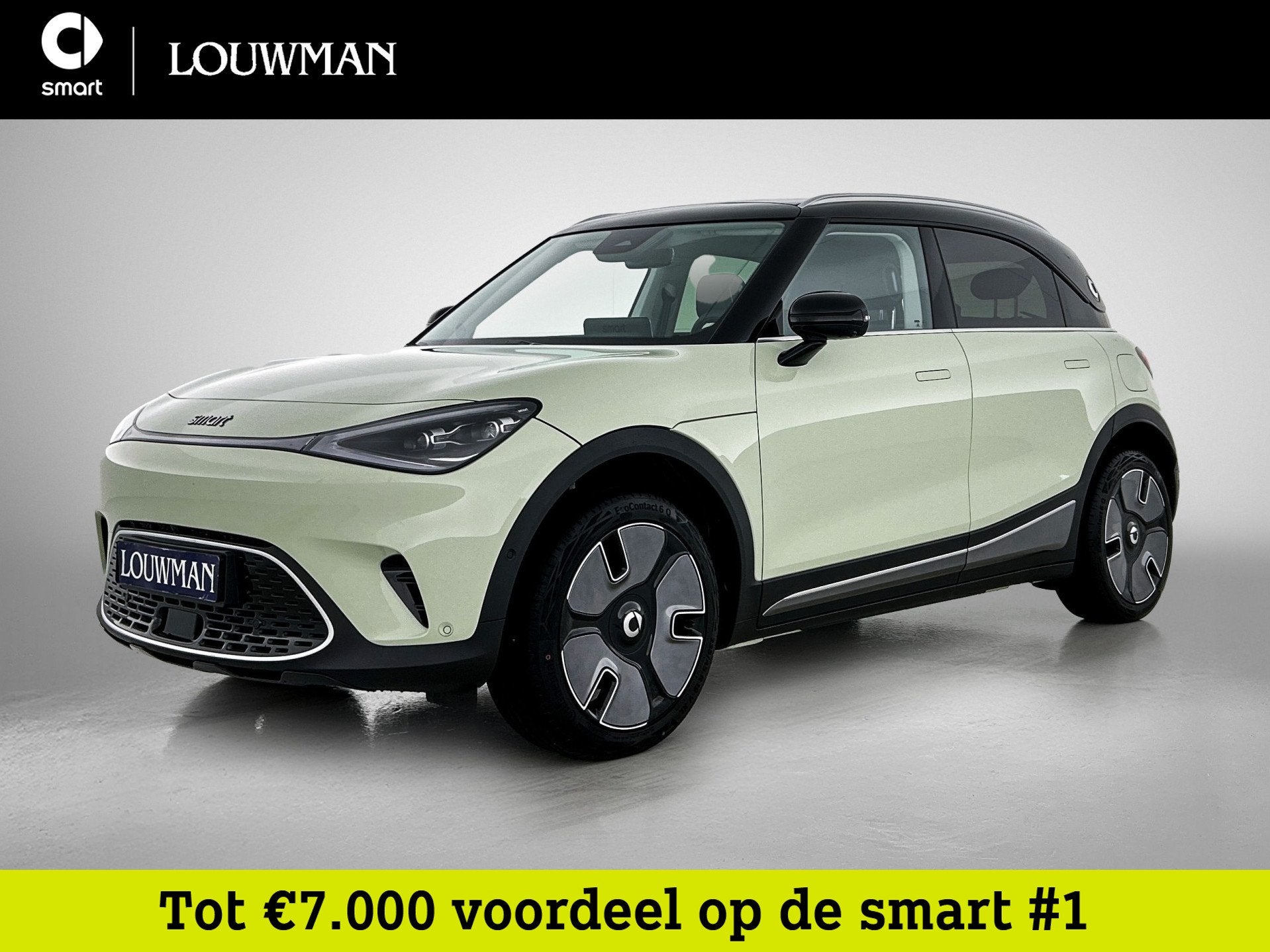 Smart #1 Premium 66 kWh | Warmtepomp | Memorypakket voorstoe, Auto's, Smart, Automaat, Zwart, Leder, Nieuw