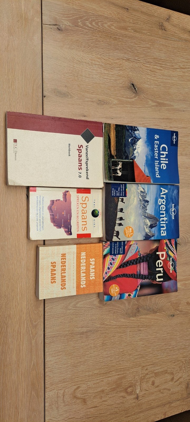 lonely planet Chile, Argentinië, Peru en spaanse taalgidsen, Ophalen of Verzenden, Zuid-Amerika, Reisgids of -boek, Lonely Planet