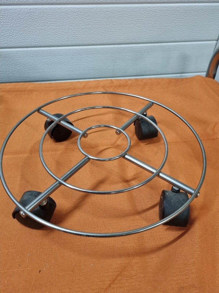 plantentrolley metaal rond, Huis en Inrichting, Woonaccessoires | Overige, Ophalen of Verzenden, 'T Olde Gre-j, Info@toldegrej.nl