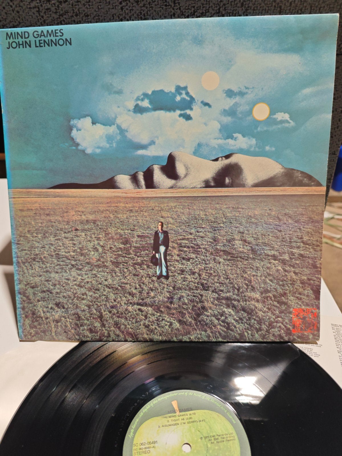 John Lennon - mind games, Ophalen of Verzenden, Zo goed als nieuw, 12 inch, Poprock