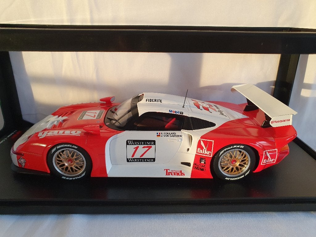 Jürgen von Gartzen, Gollard Porsche 911 FIA GT Spa 1997 1:18, Ophalen of Verzenden, Nieuw, Auto, Overige merken