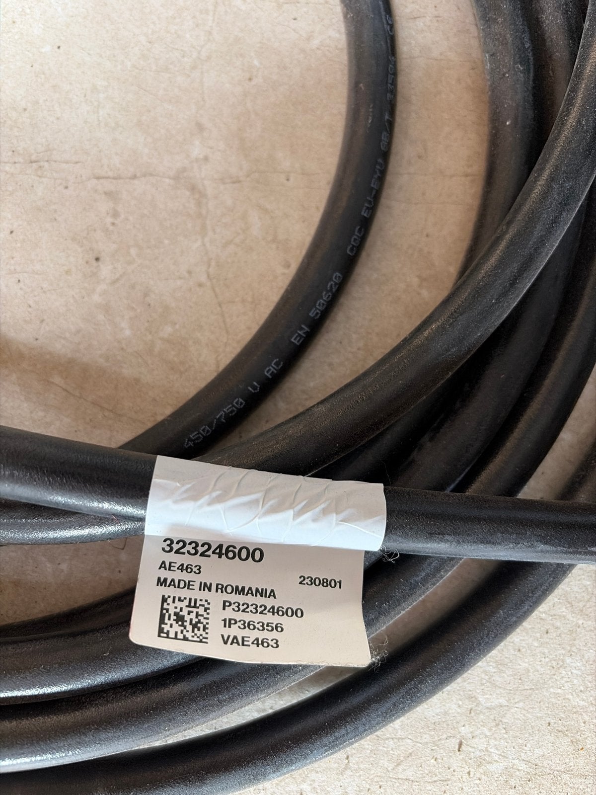 Volvo Mennekes Laadkabel Type 2 (32A, 3-fase), Auto diversen, Ophalen of Verzenden, Gebruikt, Laadkabel