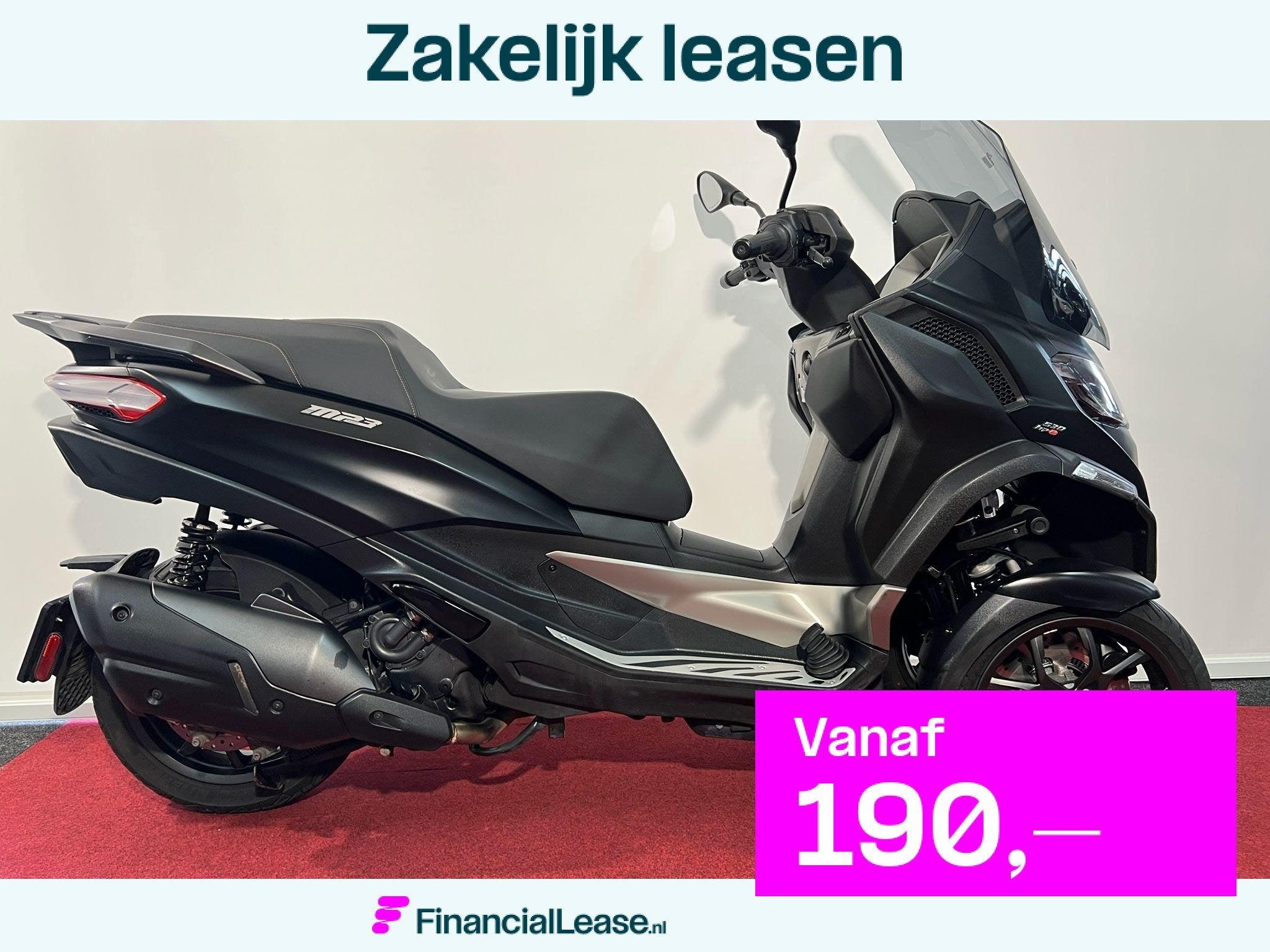 Piaggio 530 MP3 HPE Exclusive, Traction Control, Automaat, 12 t/m 35 kW, Scooter