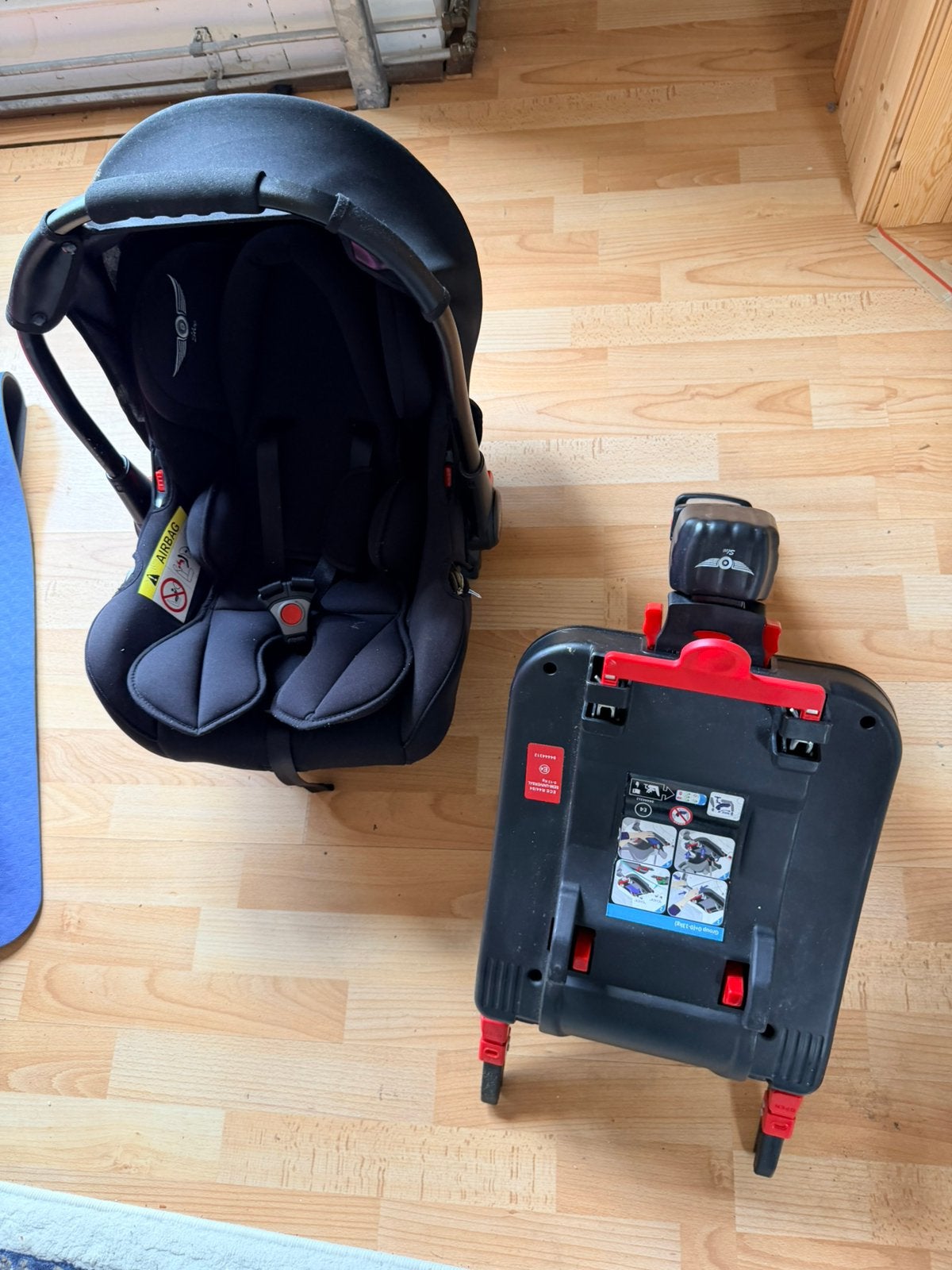Baby Autostoel + ISOFIX, Gebruikt, Zijbescherming, Isofix, 0 t/m 13 kg