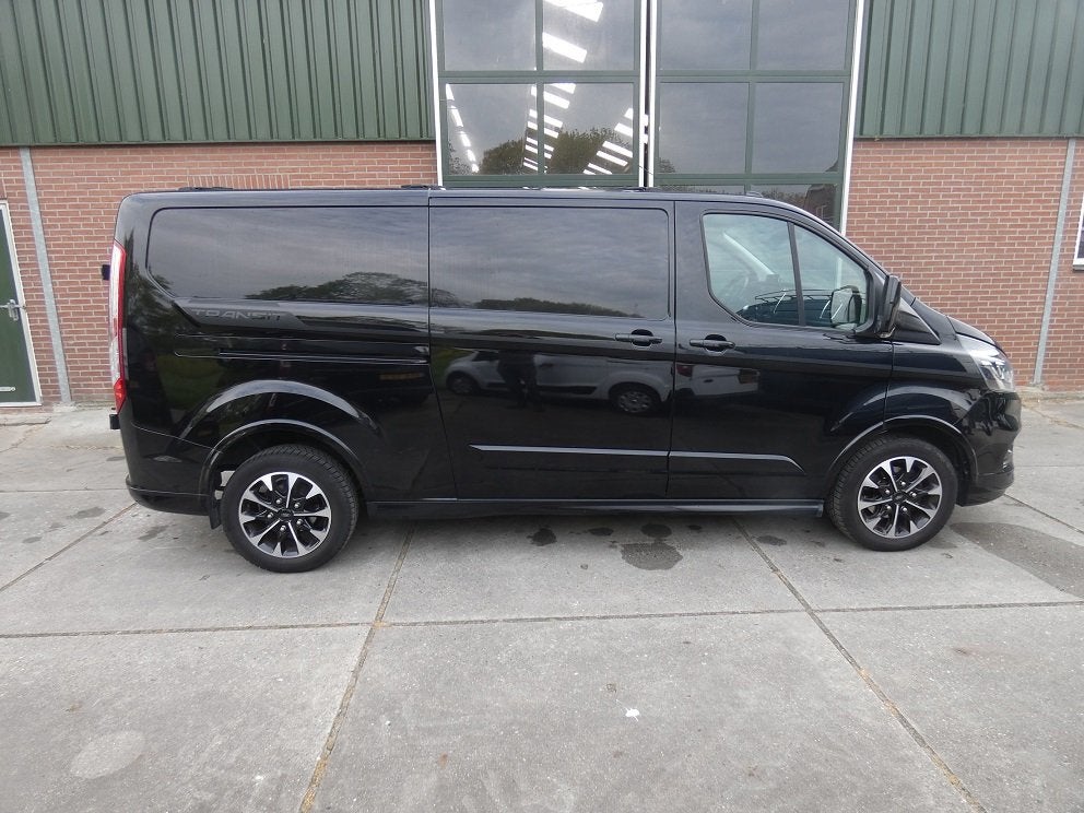 Ford Transit Custom 320 2.0 TDCI L2H1 Sport* navi/cam*xenon*, Lichtsensor, 4 cilinders, Leder en Stof, Zwart