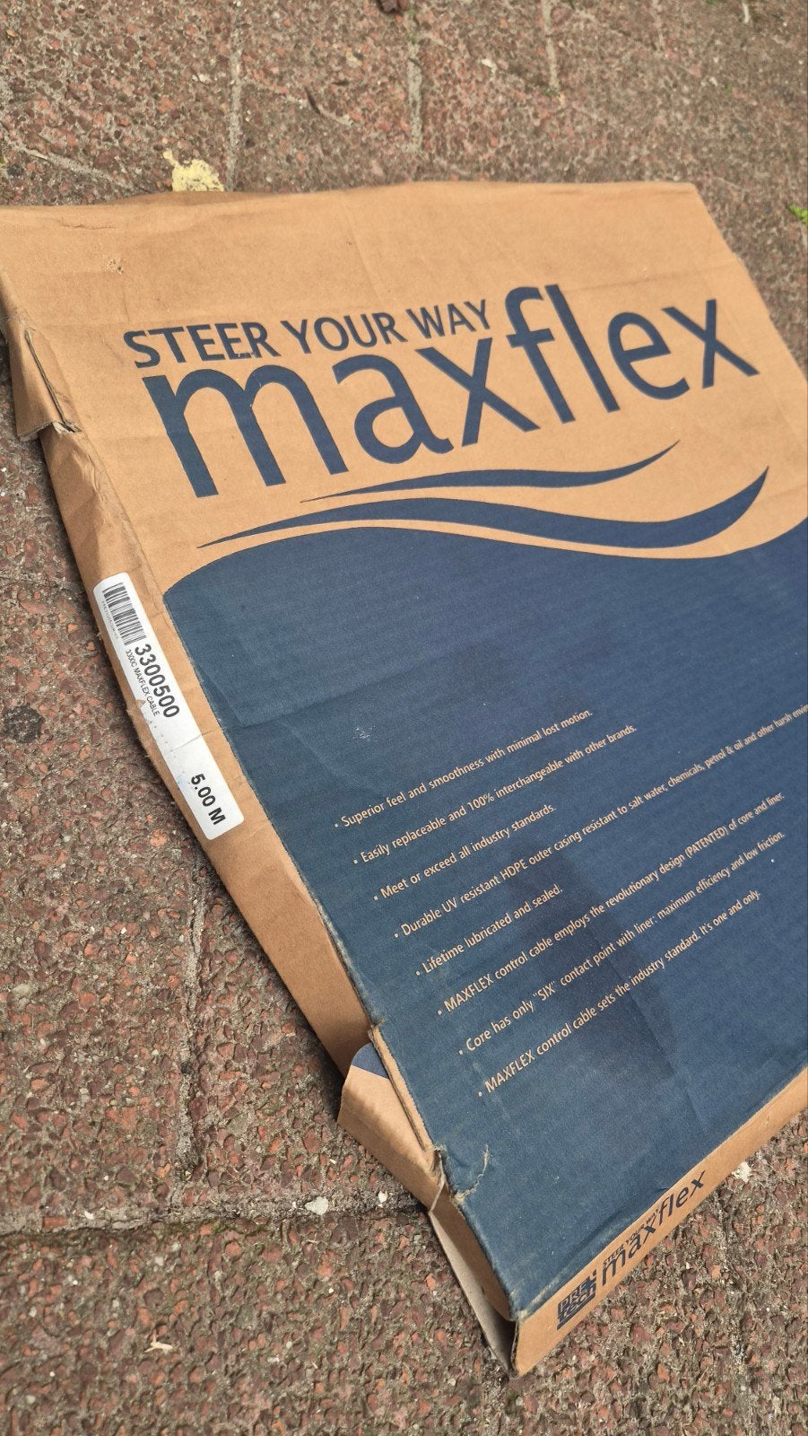 Maxflex 3300C schakelkabel - Zwart - 5 meter, Watersport en Boten, Ophalen of Verzenden, Nieuw