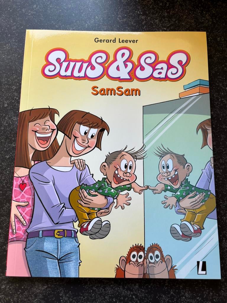 Suus & Sas - SamSam - Gerard Leever stripboek, Boeken, Stripboeken, Eén stripboek, Ophalen of Verzenden, Zo goed als nieuw