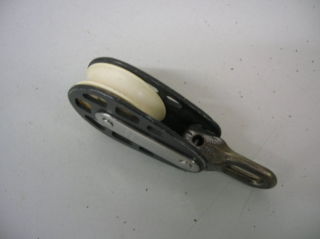 Lewmar, klassiek blok, katrol, enkelschijfs, voor 12 mm lijn, Ophalen of Verzenden, Gebruikt, Lijn of Blok