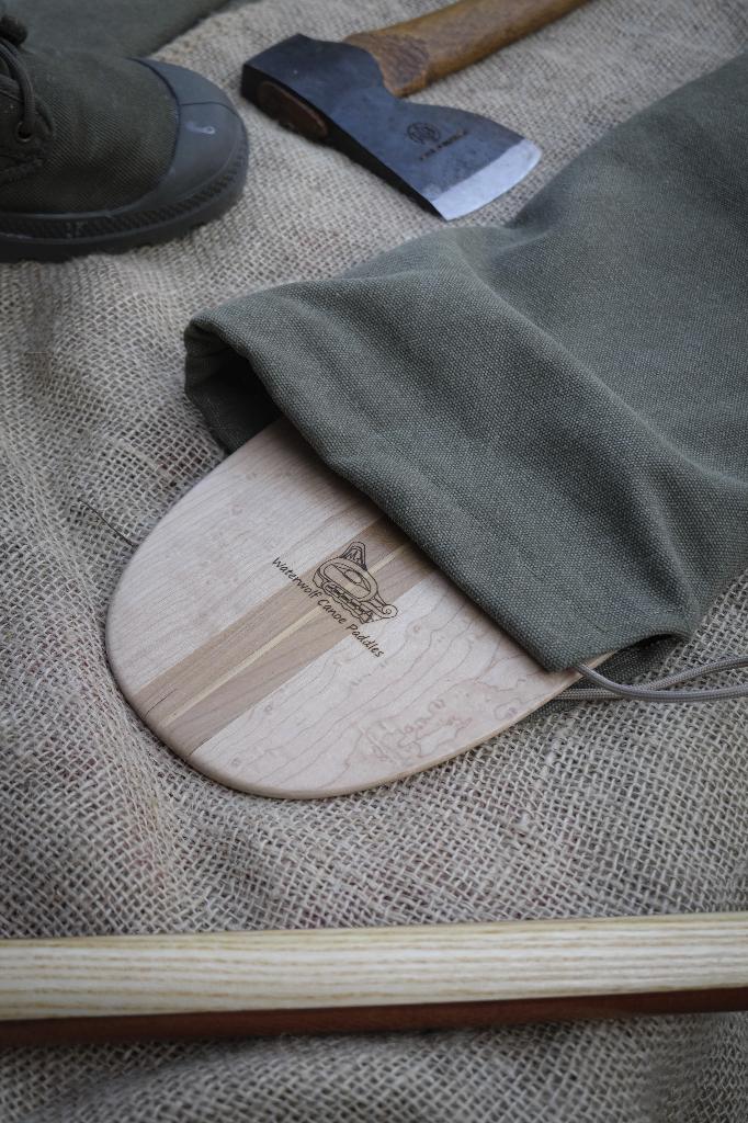 Kano peddelhoes waxed canvas groen handgemaakt, Eén persoon, Met peddels, Nieuw, Ophalen of Verzenden