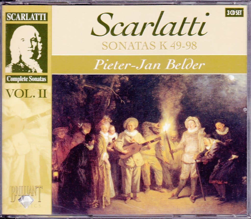 Dominico Scarlatti / Pieter-Jan Belder ( 3 cd ), Ophalen of Verzenden, Classicisme, Zo goed als nieuw, Overige typen
