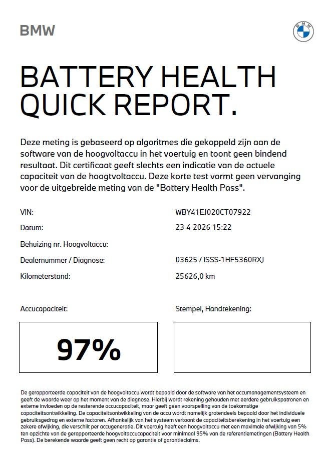 BMW i7 eDrive50 106 kWh SoH 97% (bj 2025, automaat), Auto's, BMW, Automaat, Achterwielaandrijving, Gebruikt, Zwart