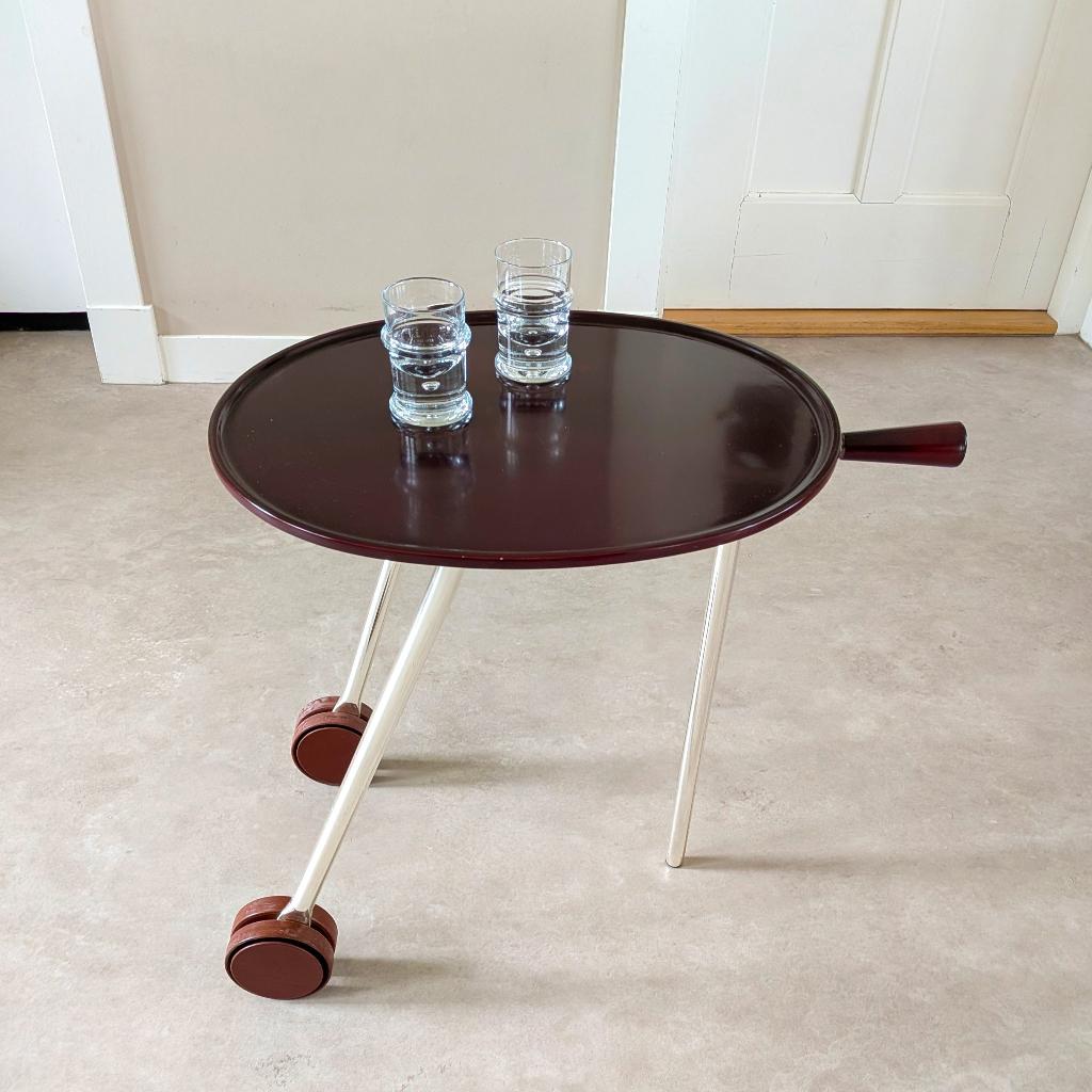 Vintage Trolley. B&B Italia. Design Antonio Citterio, Huis en Inrichting, Tafels | Salontafels, Ophalen, Gebruikt, Minder dan 50 cm