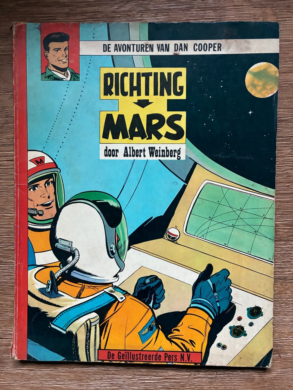 Dan Cooper - Richting Mars (1965) - Albert Weinberg, Eén stripboek, Ophalen of Verzenden, Gelezen