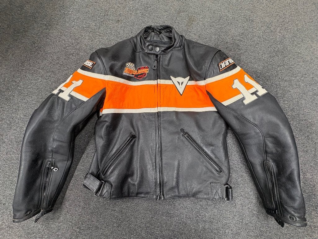 Dainese USA 200 Classic leren motorjas 54, Motoren, Dainese, Heren, Jas | leer, Ophalen of Verzenden