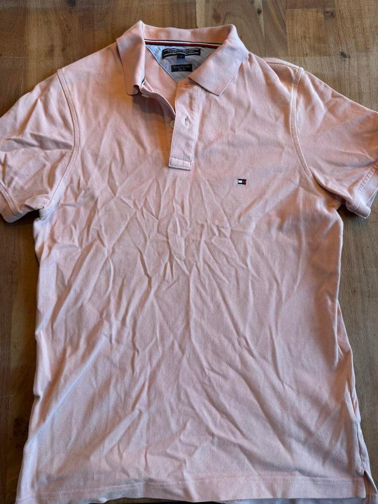 Polo’s 4 stuks Tommy hilfiger MAAT S, Kleding | Heren, Polo's, Ophalen of Verzenden, Zo goed als nieuw, Blauw