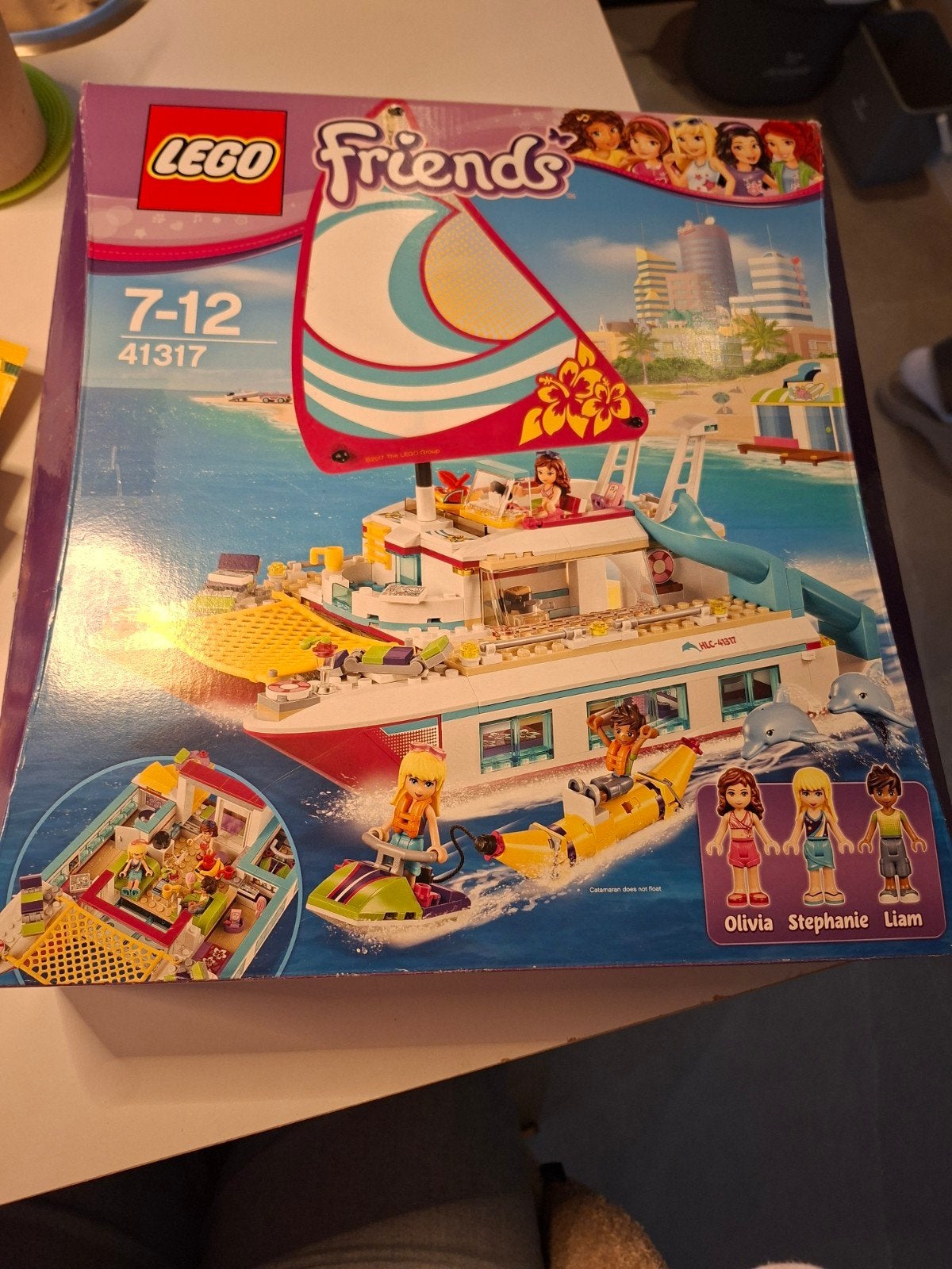 Lego Friends 41317 Catamaran: Complete set, Lego, Friends, Ophalen of Verzenden, Zo goed als nieuw