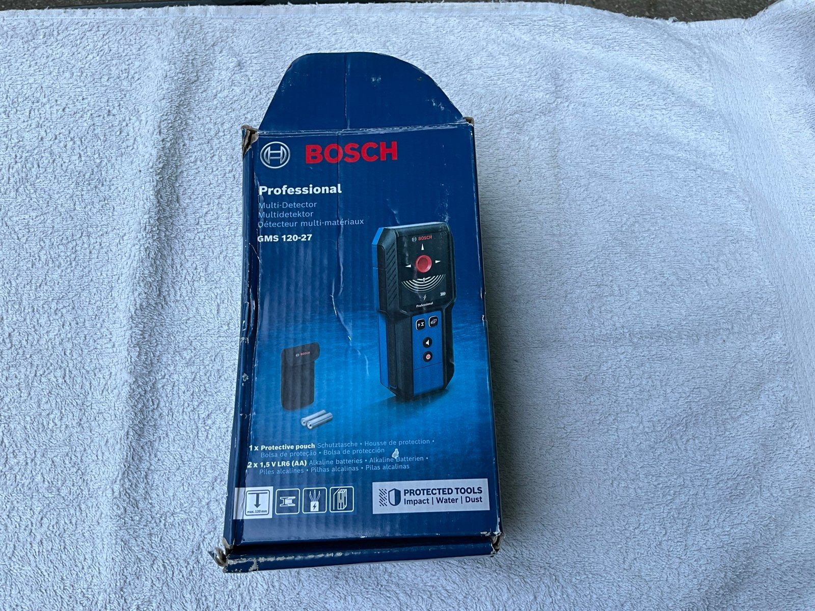 Bosch Professional GMS 120-27 Multidetector - Nagenoeg nieuw, Ophalen of Verzenden, Zo goed als nieuw, Multimeter