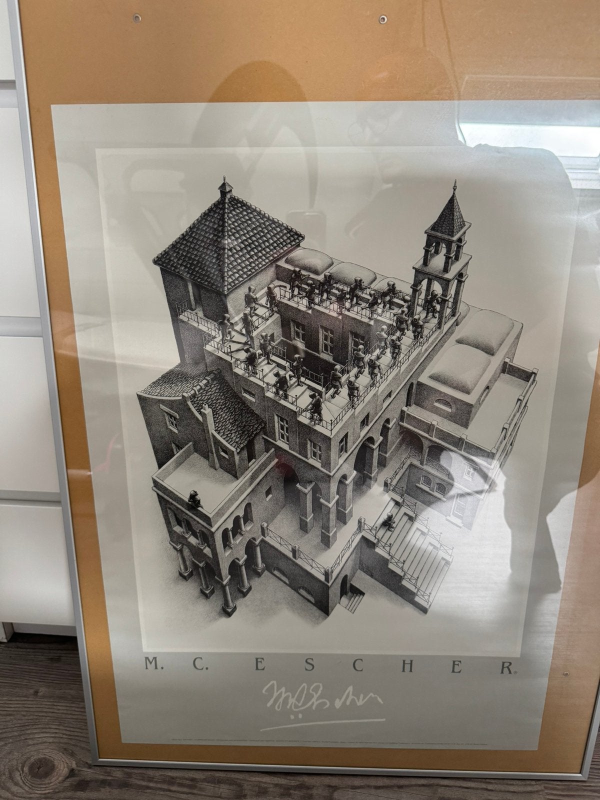 M.C. Escher print met lijst, Ophalen
