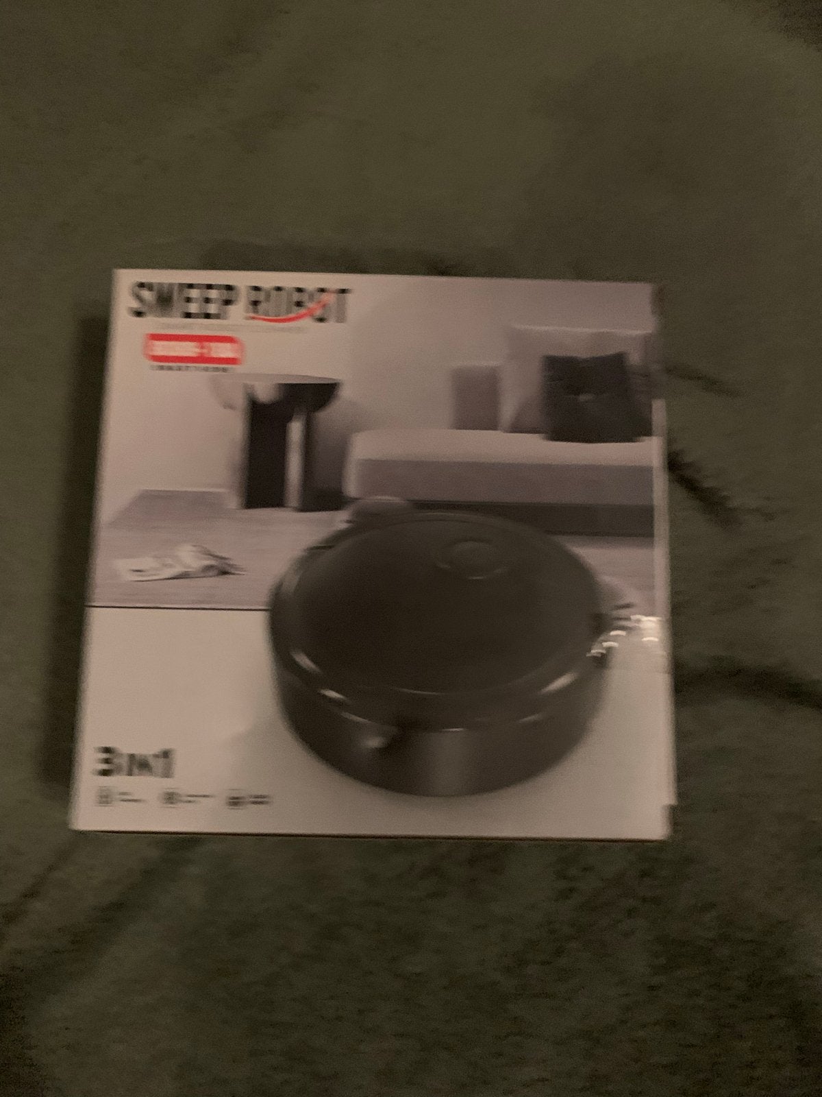 Gloednieuwe Zwarte Sweep Robot 3-in-1 Stofzuiger, Ophalen of Verzenden, Nieuw