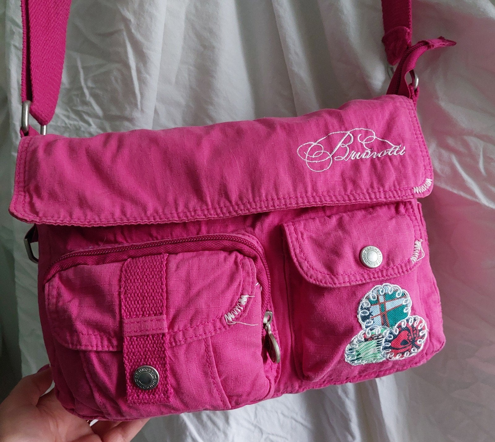 Damestas Brunotti, Rugtas, Ophalen of Verzenden, Roze, 30 tot 40 cm