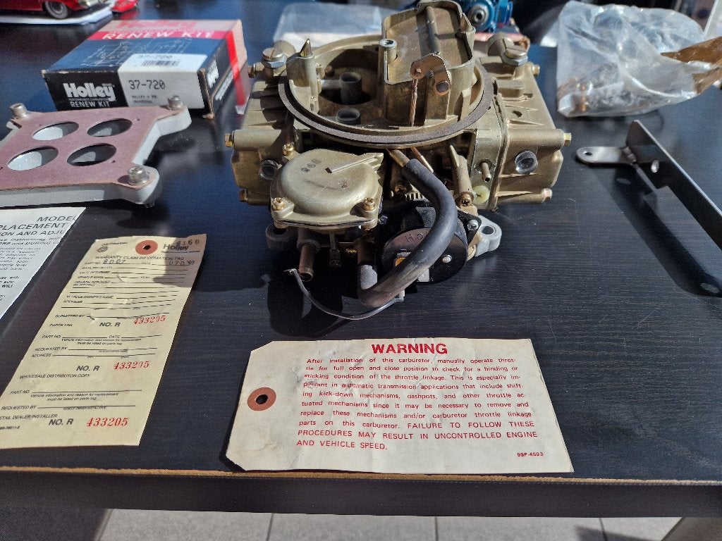 Holley carburateur nieuw in doos met toebehoren, Ophalen of Verzenden, Nieuw, Ford USA