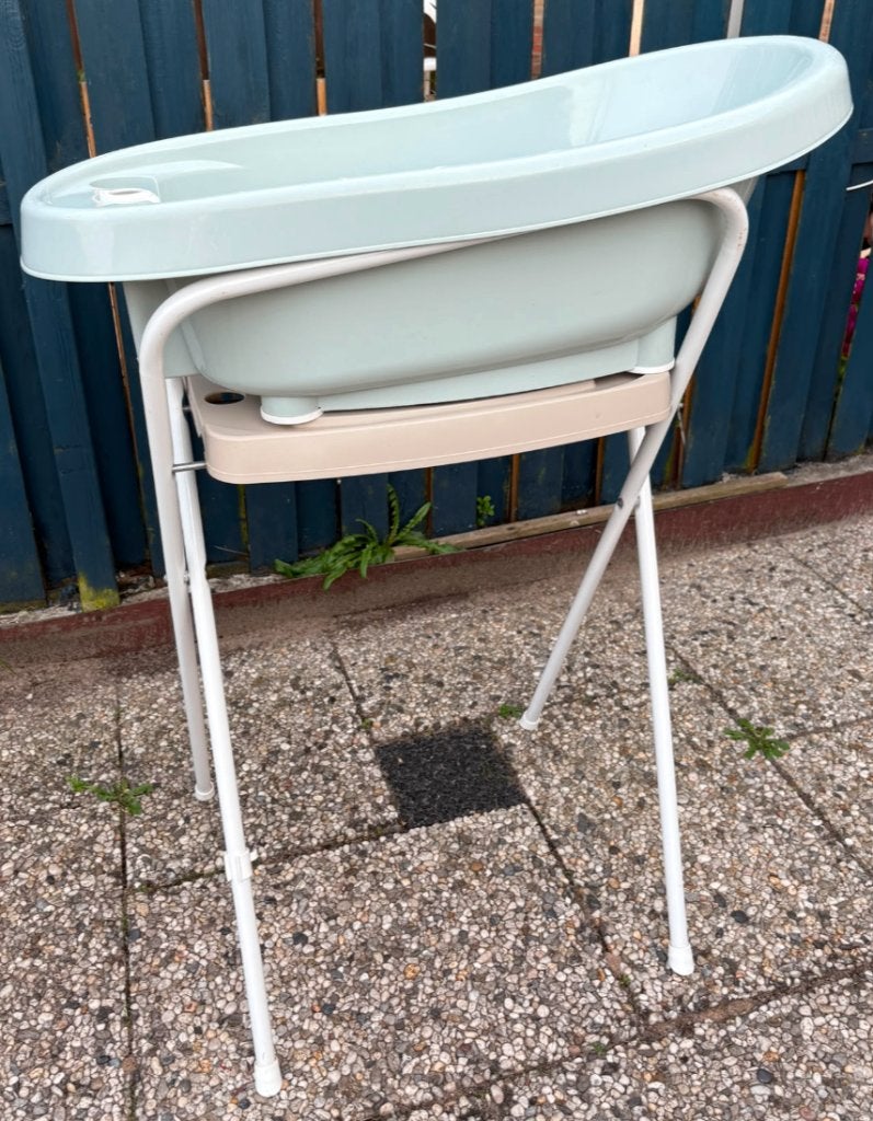 Bébé-Jou Click Babybad - Taupe, Kinderen en Baby's, Badjes en Verzorging, Ophalen, Zo goed als nieuw, Badje, Bébé-jou