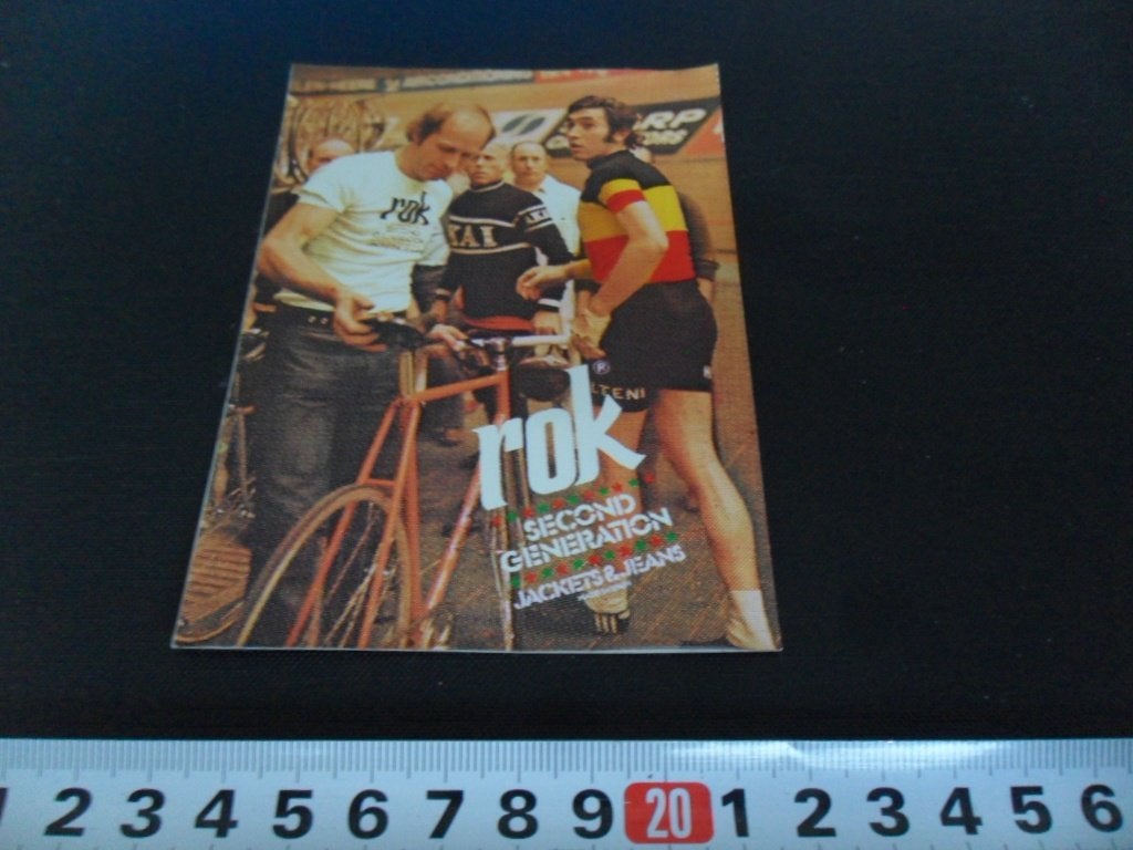 sticker eddy merckx wielrennen fiets jeans ROK, Verzamelen, Ophalen of Verzenden, Zo goed als nieuw