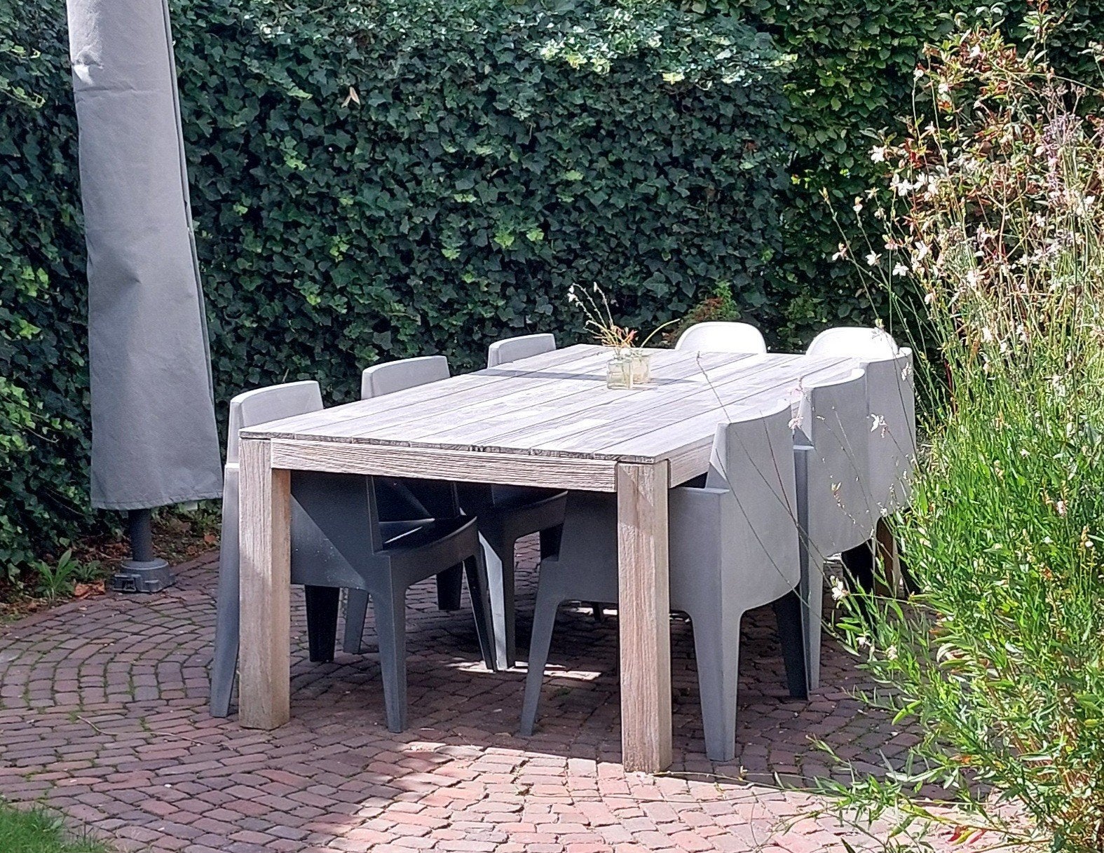 Tuintafel incl. 6 stoelen