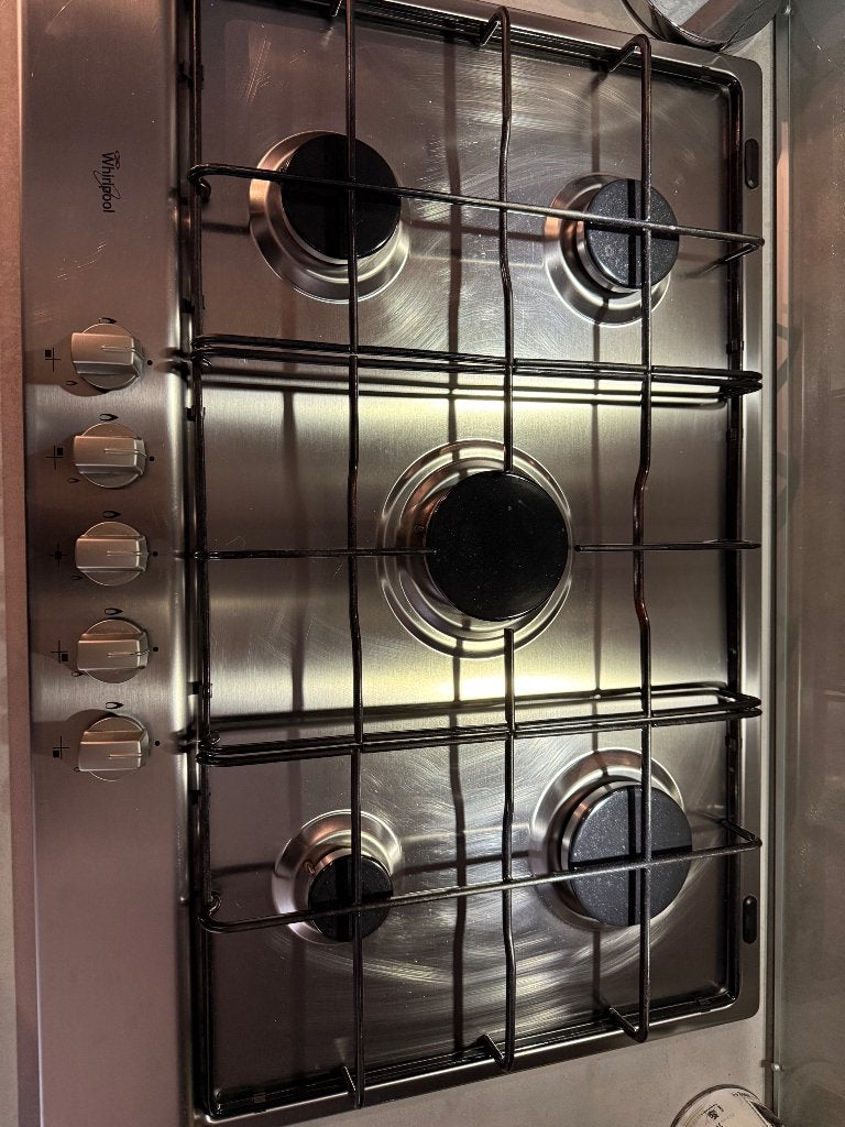 WHIRLPOOL Kookplaat, Witgoed en Apparatuur, Kookplaten, Ophalen, Zo goed als nieuw, Gas, Vrijstaand