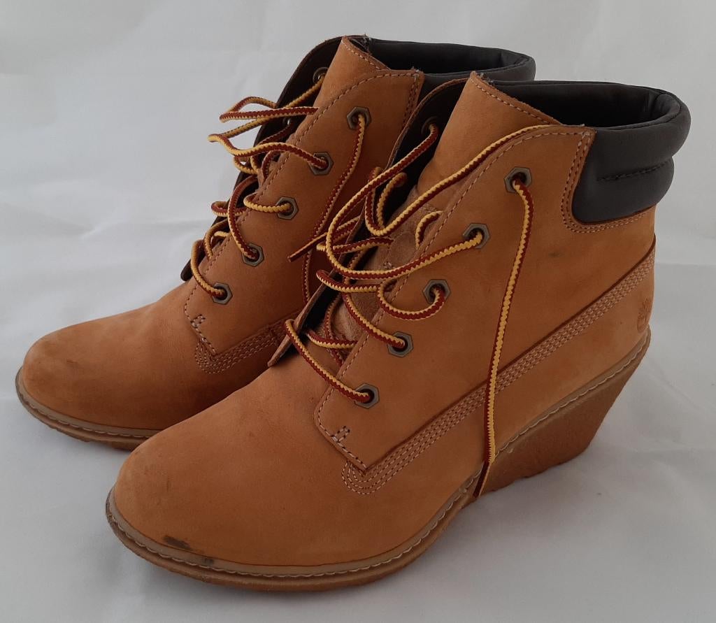 Timberland maat 38, Ophalen, Bruin, Lage of Enkellaarzen, Zo goed als nieuw