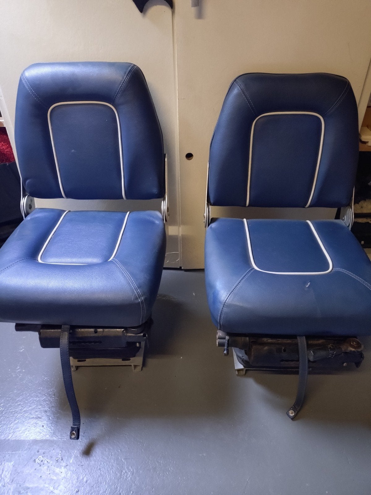 Allpa bootstoelen met vering - opknapper, Ophalen, Gebruikt