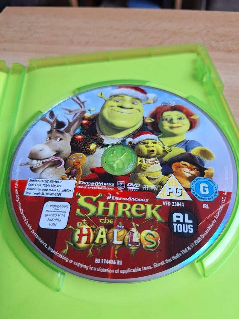 Dvd kerst met shrek, Cd's en Dvd's, Tekenfilm, Alle leeftijden, Overige soorten, Ophalen of Verzenden