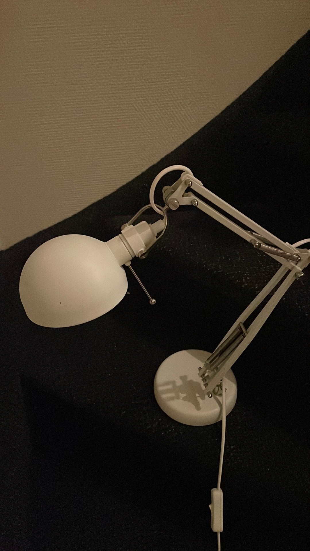 IKEA Forsa bureaulamp - Wit, verstelbaar, Metaal, Wit, Gebruikt, Modern