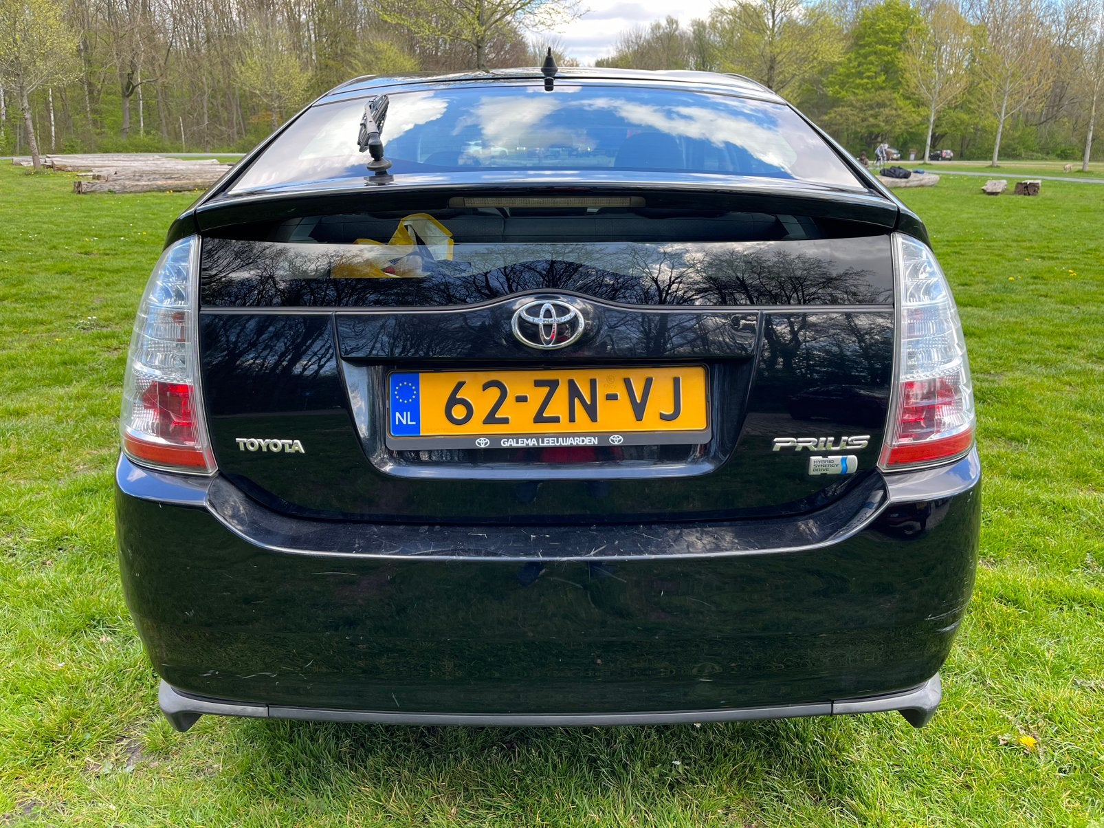 Toyota Prius 1.5 HSD 2008 Zwart, Auto's, 1497 cc, 4 cilinders, Origineel Nederlands, Prius